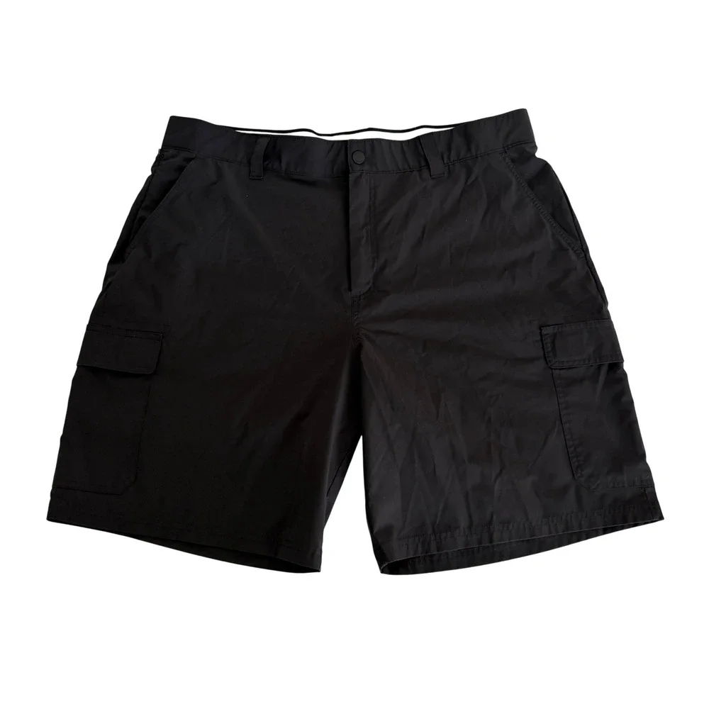 Orvis Mens 40 Black‎ Stretch Cargo Shorts Hiking Outdoor Performance Travel